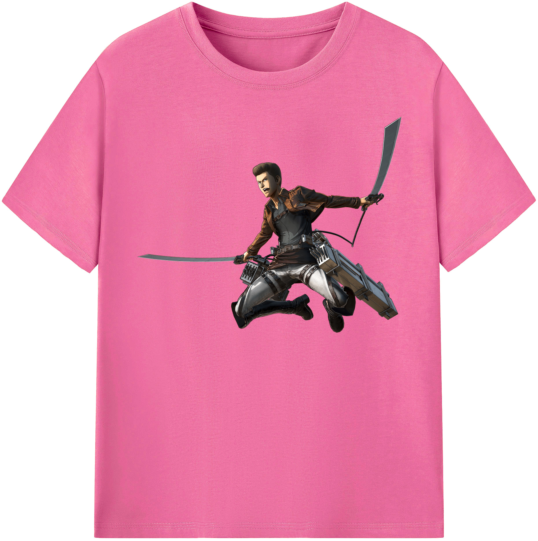 （画像用） 進撃の巨人 Attack on Titan レディースカジュアルプリントTシャツ（綿100％）